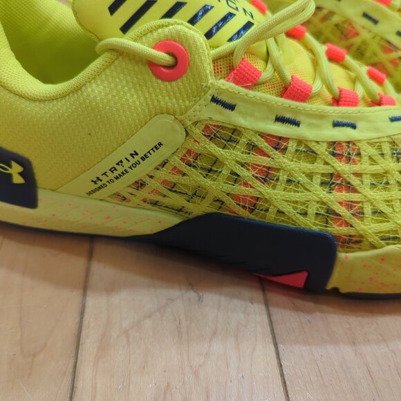 Size 11.5 - Under Armour TriBase Reign 5 Starfruit (Yellow) NEW! w/o box - Picture 12 of 15